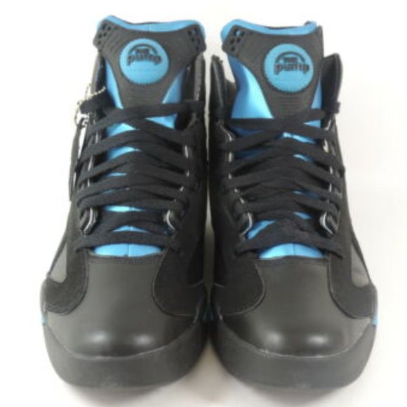 Reebok SHAQ ATTAQ Mens Shoes Black Azure - Picture 4 of 8